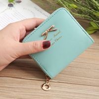 Korean Bow Coin Purse Wallet Candy Color Coin Bag sku image 11