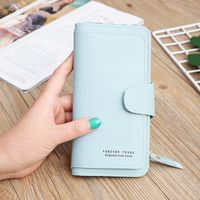 Portefeuille Pour Femme Pochette À Trois Volets Sac À Cartes Multifonction Sac À Monnaie Sac Pour Téléphone Portable sku image 10