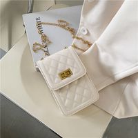 Korean Mobile Phone Bag Fashion Diamond Chain Bag Coin Purse sku image 1