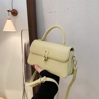 Fashion Solid Color Shoulder Messenger Portable Bag Wholesale main image 3
