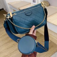 Fashion Three-in-one Chain Shoulder Messenger Small Square Bag Wholesale main image 1