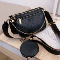 Fashion Three-in-one Chain Shoulder Messenger Small Square Bag Wholesale main image 6