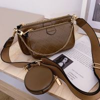 Fashion Three-in-one Chain Shoulder Messenger Small Square Bag Wholesale main image 5