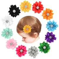 Fashion Multi-color Polyester Pointed Flower Hairpin main image 1