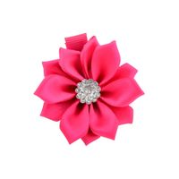 Fashion Multi-color Polyester Pointed Flower Hairpin main image 5