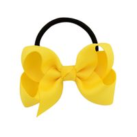 Children's Solid Color Baby Bowknot Hair Ring Set main image 5