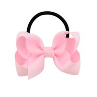 Children's Solid Color Baby Bowknot Hair Ring Set main image 6