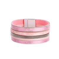 Simple Wide Side Multi-layer Leather Bracelet Wholesale main image 1