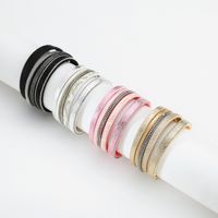 Simple Wide Side Multi-layer Leather Bracelet Wholesale main image 5