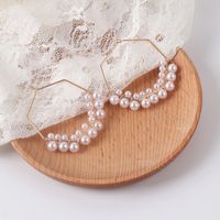 Fashion Geometric Pearl Earrings Wholesale main image 1