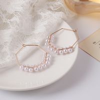 Fashion Geometric Pearl Earrings Wholesale main image 4