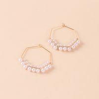 Fashion Geometric Pearl Earrings Wholesale main image 5