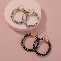 New Fashion Exaggerated Hoop Earrings Set main image 3