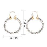 New Fashion Exaggerated Hoop Earrings Set main image 6