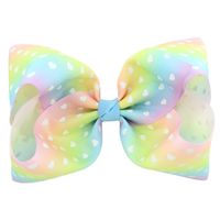 New Cute Colorful Bow Tie Starry Sky Hairpin Set sku image 7