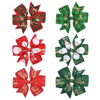 Fashion Colorful Multi-color Christmas Children's Hairpins Set sku image 1