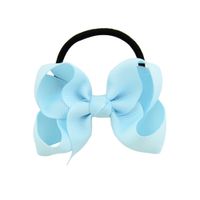 Children's Solid Color Baby Bowknot Hair Ring Set sku image 18