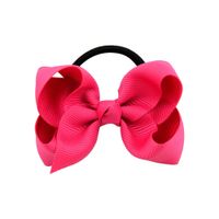 Children's Solid Color Baby Bowknot Hair Ring Set sku image 15