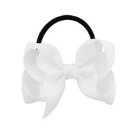 Children's Solid Color Baby Bowknot Hair Ring Set sku image 19