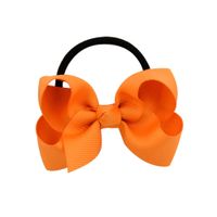Children's Solid Color Baby Bowknot Hair Ring Set sku image 10