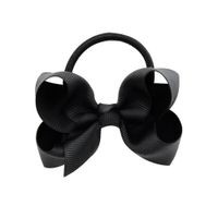 Children's Solid Color Baby Bowknot Hair Ring Set sku image 5