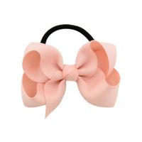 Children's Solid Color Baby Bowknot Hair Ring Set sku image 9