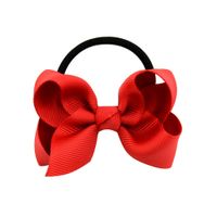 Children's Solid Color Baby Bowknot Hair Ring Set sku image 13