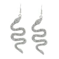 Fashion Micro Diamond-studded Snake-shaped Earrings sku image 2