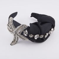 Fashion Fabric Colorful Diamond-studded Starfish Headband sku image 2