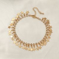 Fashion Five-pointed Star Diamond Anklet Wholesale sku image 1