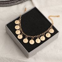 Fashion Portrait Alloy Plating No Inlaid Women's Anklet sku image 1
