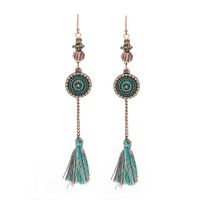 Ethnic Style Alloy Long Tassel Earrings sku image 3