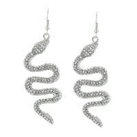 Aretes De Moda Con Micro Diamantes En Forma De Serpiente main image 6