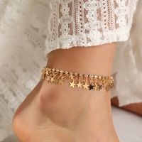 Fashion Five-pointed Star Diamond Anklet Wholesale main image 1