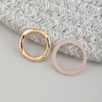 Fashion Irregular Metal Resin Ring main image 4