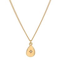 Simple Water Drop Star Alloy Necklace Wholesale main image 1