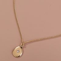 Simple Water Drop Star Alloy Necklace Wholesale main image 3