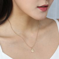 Simple Water Drop Star Alloy Necklace Wholesale main image 4