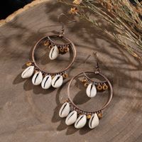 New Creative Natural Shell Alloy Tassel Earrings main image 5