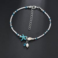 Fashion Starfish Shell Alloy Anklet Wholesale main image 3