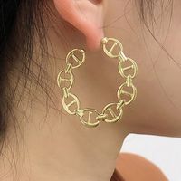 Simple Fashion Chain Exaggerated Geometric Earrings main image 2