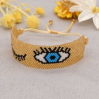 Fashion Devil's Eyes Miyuki Bead Woven Bracelet Wholesale main image 4