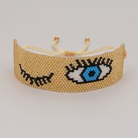 Fashion Devil's Eyes Miyuki Bead Woven Bracelet Wholesale main image 5