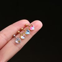 Ear Cartilage Rings & Studs Lady Geometric Copper Plating Artificial Gemstones main image 3