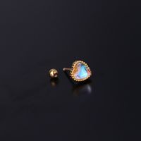Ear Cartilage Rings & Studs Lady Geometric Copper Plating Artificial Gemstones main image 4