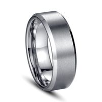 Simple Stainless Steel Glossy Ring main image 3