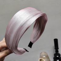 Korean Streamer Bright Silk Satin Solid Color Headband Wholesale sku image 8