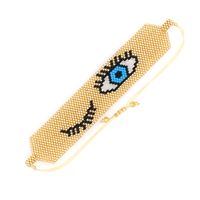 Fashion Devil's Eyes Miyuki Bead Woven Bracelet Wholesale sku image 1