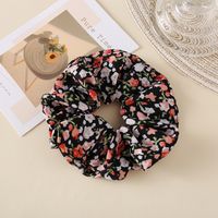 New Fashion Floral Diamond Ponytail Hair Scrunchies sku image 1