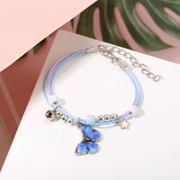 Fashion Blue Butterfly Bracelet Wholesale sku image 2